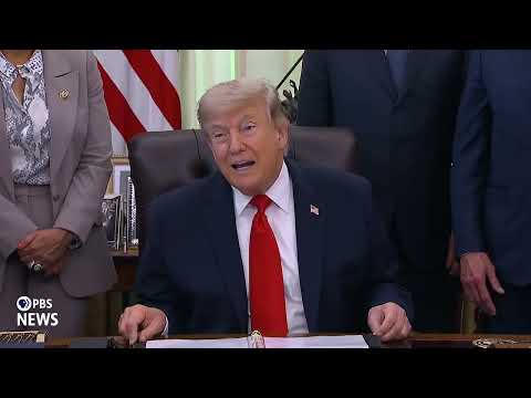 WATCH: Trump signs proclamation opening more protected ocean areas to commercial fishing