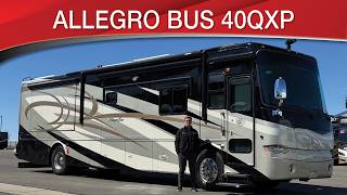 A preview image of the linked video showcasing 2010 Tiffin Allegro Bus 40QXP