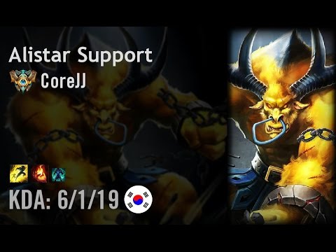 Alistar Support vs Soraka - CoreJJ - KR Challenger Path 6.6