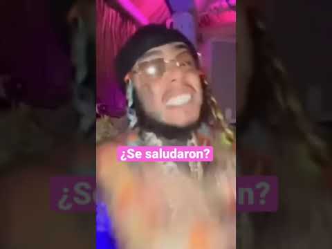 6ix 9ine se encuentra con Farruko y el Alfa en la disco….