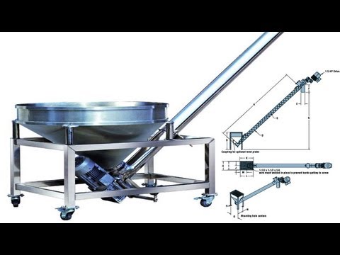 Screw conveyor auger conveying system auger feeder