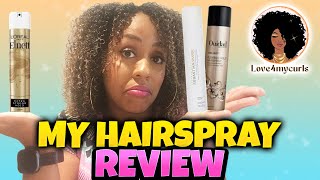 L’Oréal Paris Elnett VS Sebastian Shaper Review | Curly Hair Hairspray Comparison 2022
