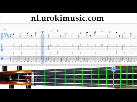 Viool Leren Spelen David Guetta, Justin Bieber - 2U Tablatura Deel#1 oefeningen um-i799