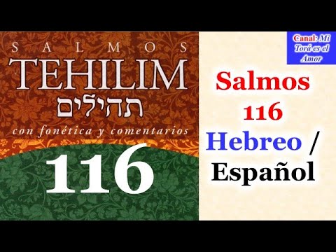 Salmos 116 Hebreo / Español (Tehilim 116)