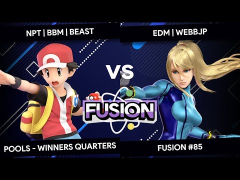 Fusion #85 - Beast (Pokemon Trainer) vs WebbJP (Zero Suit Samus) - Pools - Winnners Quarters