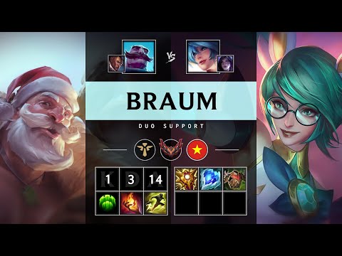 Braum Support vs Sona - VN Grandmaster Patch 25.15