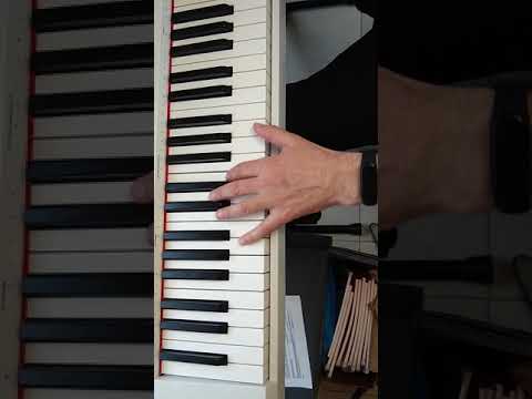 Piano left hand  tutorial jazz walking bass