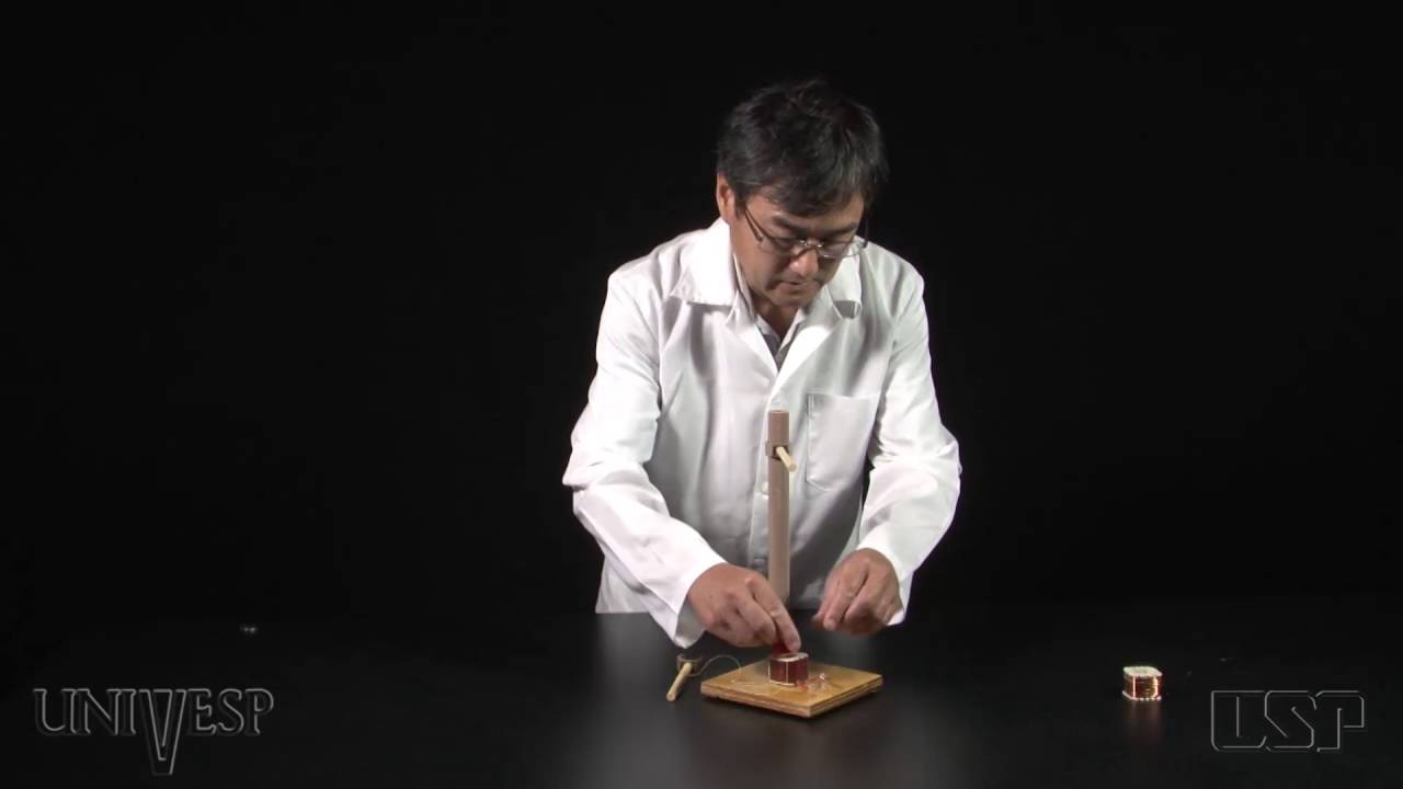 Tema 14 - Indução Eletromagnética | Experimento - Lei de Faraday: pêndulo eletromagnético