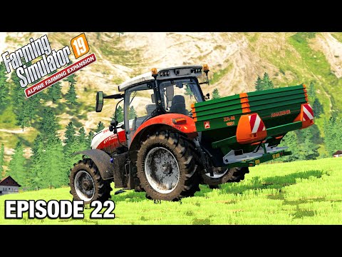 NEW FIELD AND SPREADING LIME Alpine DLC Timelapse - FS19 Ep 22