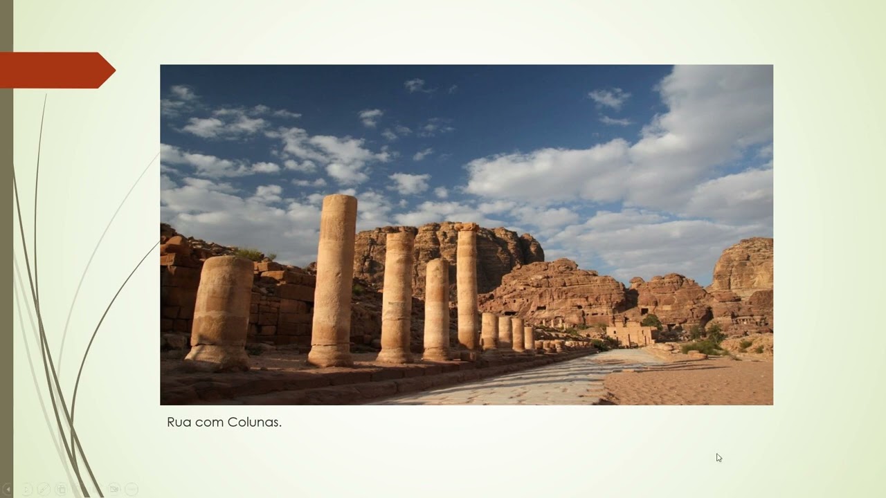 ANÁLISE DA OBRA "PETRA" - SÍTIO ARQUEOLÓGICO NA JORDÂNIA - 312 a.C. - OBRA DO PAS 1 DA UnB