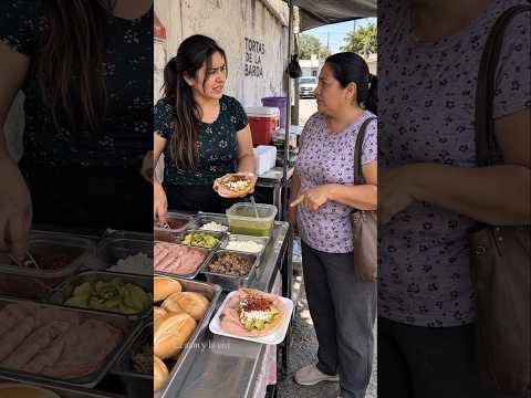 Las tortas de la barda que empezaron a recomendar por su salsa de chicharrón #parati   #novelas