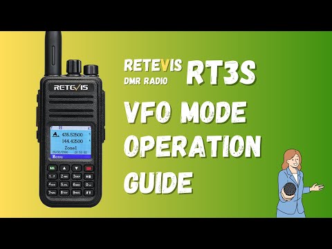 How to Use VFO Mode on RETEVIS RT3S DMR Radio | Ham Radio