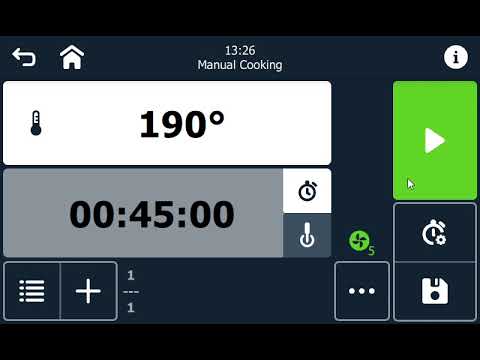 Eloma Joker MT Control Panel