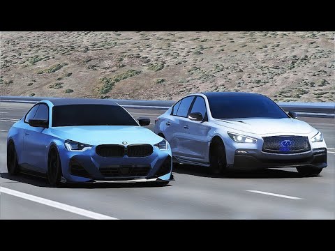 Thumbnail for Infiniti Q50 Vs Bmw M240i G42 | 20KM Drag Race by BMW, BMW M2, Car, Infiniti
