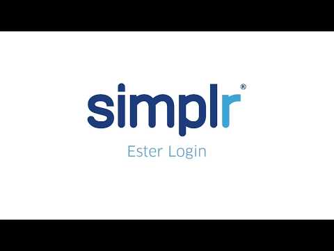 Erster Login in der App Simplr