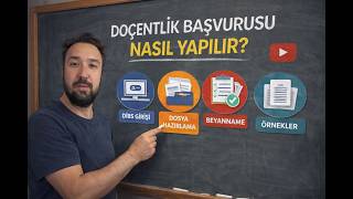Doçentlik başvurusu, puanlama ekranı, dosya hazırlama 2025 Ekim örneği