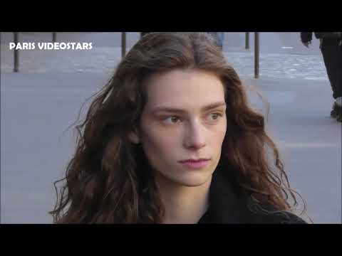 Models Essoye Mombot, Josephine Guy, Hannah Motler etc @ show Hermès Paris Fashion Week 6 march 2021