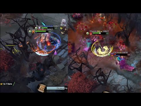 TEAM SPIRIT casual TRIPLE TP OUT in your face vs OG Kreygasm | Team Spirit vs OG DreamLeague S21