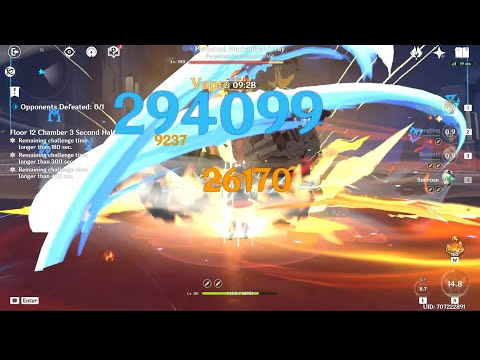 Slaying PMA in 49 seconds - Spiral Abyss Floor 12 (12-3-2 speedrun) v2.7