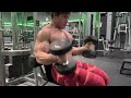 Seated dumbbell curls