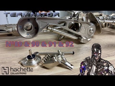 N°89 & 90 & 91 & 92 BUILD THE LEGENDARY CYBORG T-800 TERMINATOR HACHETTE COLLECTIONS