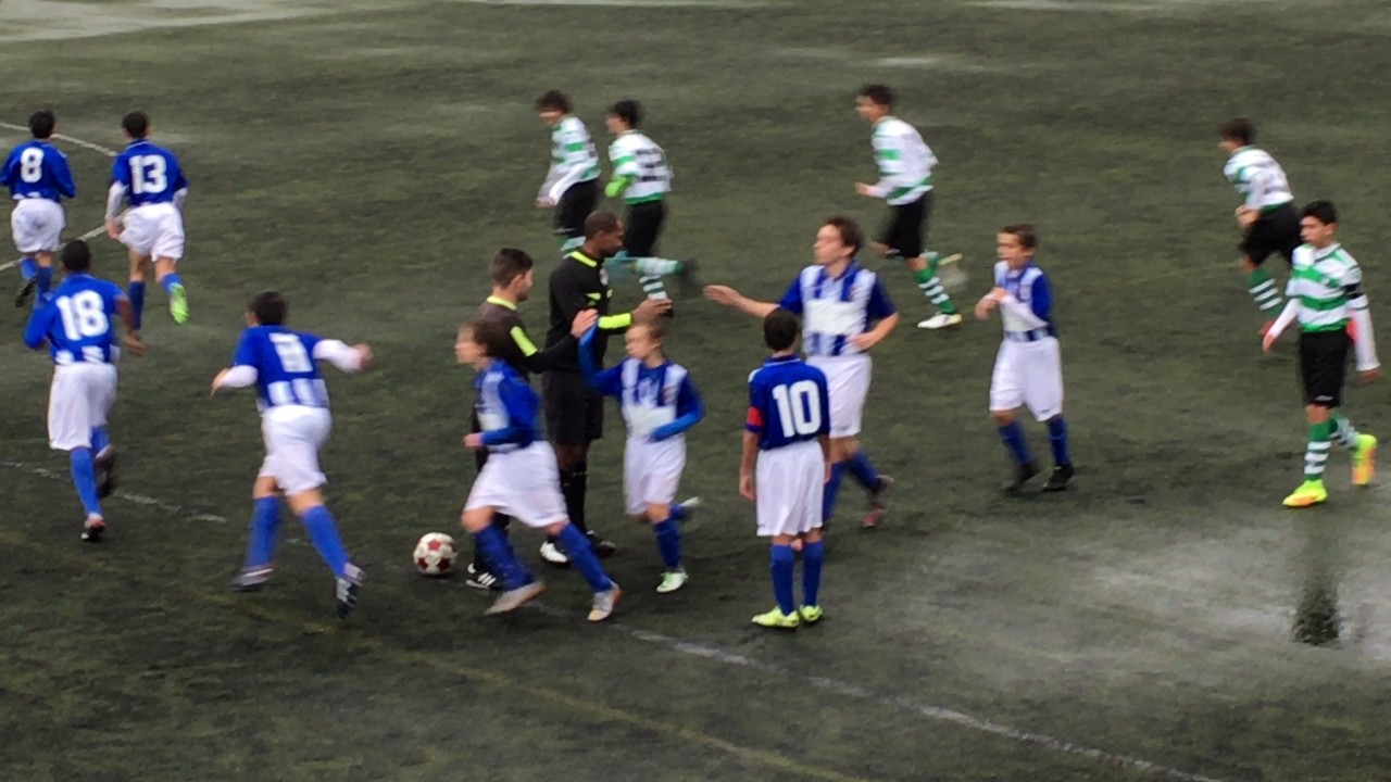 Entrada dos jogadores em campo