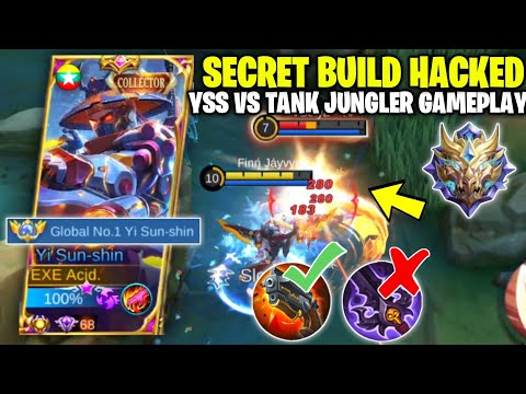 SECRET BUILD HACKED?? NEW BUILD YSS VS TANK JUNGLER NEW PATCH/UPDATE | ROTASI YSS TERCEPAT SEKARANG