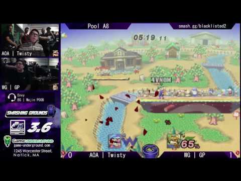 Blacklisted 2 Pools - AOA | Twisty (Wario) vs. WG | GP (Fox)