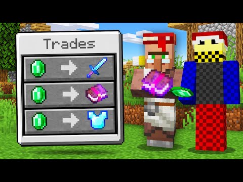 Villager Trading is OP in Minecraft Hunger Games!