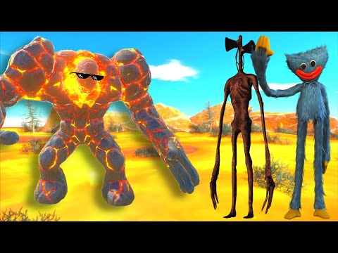 LAVA BOY VS MONSTERS - ANIMAL REVOLT BATTLE SIMULATOR