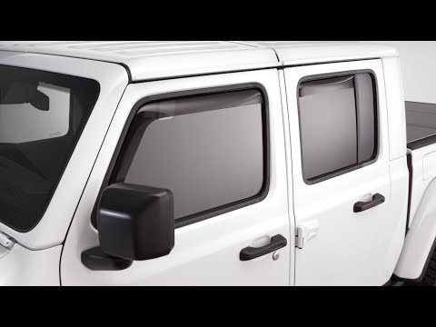 Jeep WeatherTech Side Window Deflector: Installation