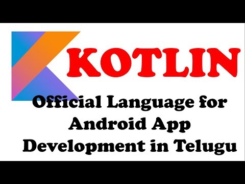 Kotlin Introduction and Installation in Telugu by kotha Abhishek