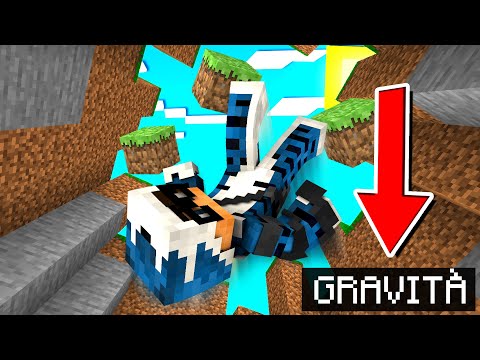 GIOCO A MINECRAFT CON LA GRAVITÀ REALISTICA