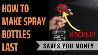 Never Buy Another Spray Bottle Again(PUMP HACK)