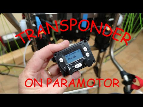 Transponder TRIG AVIONICS on Paramotor AirConception Nitro 200
