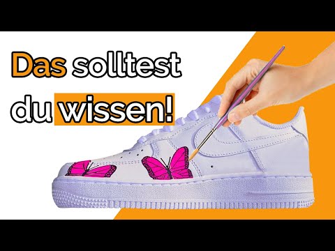 Schuhe bemalen für Anfänger | Einfaches Tutorial