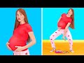 24 HOURS BEING PREGNANT CHALLENGE || Funny Pregnancy Situations by 123 GO!