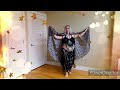 Aziza Al Tawil Gothic Greek Style Slow Belly Dance Rehearsal