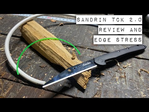 Sandrin TCK 2.0 Tungsten Carbide Knife Review and Edge Destruction