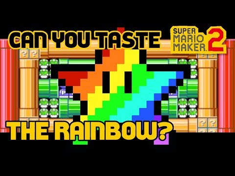 Super Mario Maker 2 (SMM2) - COLORFUL Rainbow Rush Galaxy 2  - No Commentary