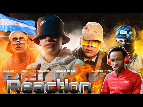 🇦🇷🇿🇦REACTION | Alejo Isakk, Roldan Emi, Kaleb Di Masi, Callejero Fino, Omar Varela -Bellakeo(Remix)