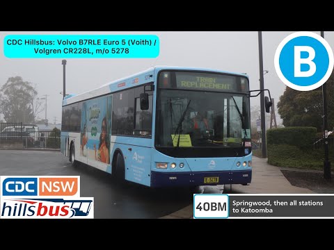 CDC Hillsbus: Volvo B7RLE Euro 5 (Voith) / Volgren CR228L, m/o 5278