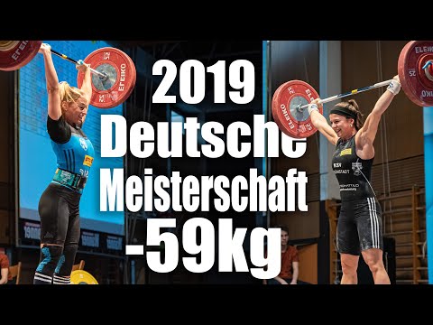 Frauen -59kg - 2019 Deutsche Meisterschaft Gewichtheben