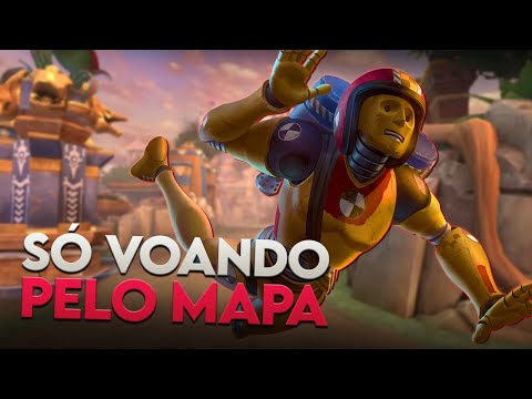 JANUS MID, JUST FLYING ACROSS THE MAP - ⚡ Smite BR Conquista