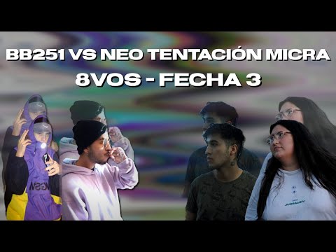 BB251 vs NEO TENTACIÓN MICRA -8vos - BIG BANG FREE FECHA 3 2v2