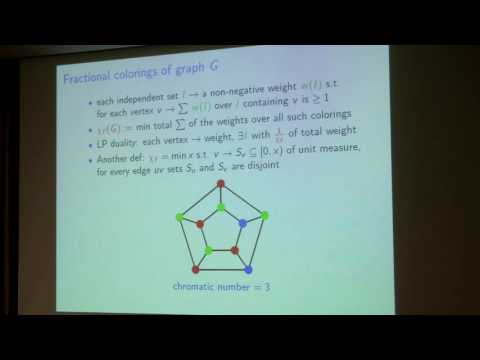 2016-06-13 Jan Volec - Subcubic triangle-free graphs have fractional chromatic number at most 14/5