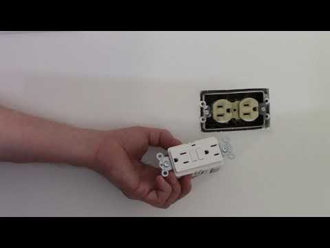 How to Wire a GFCI Outlet - 2 wires to GFCI