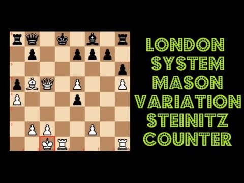 London System, Mason Variation, Steinitz Counter Attack | Blitz Game | White Win | ft. Vijay Joshi