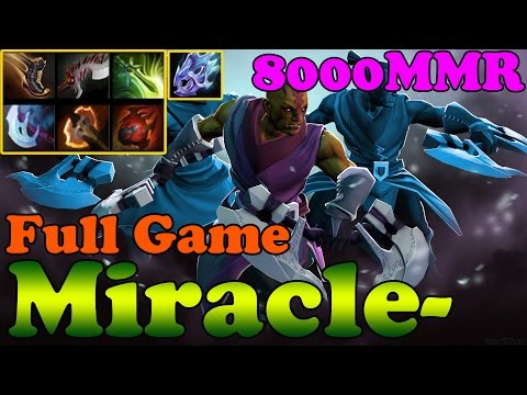 Dota 2 - 6.85 : Miracle- 8000MMR Plays Anti-Mage - Full Game - Ranked Match Gameplay