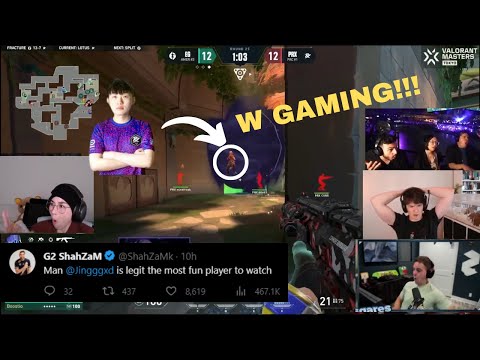 PRX Jinggg AGGRESSIVE OT 3k entry vs EG in VCT Masters Tokyo | Tarik, Kyedae , other streamers react
